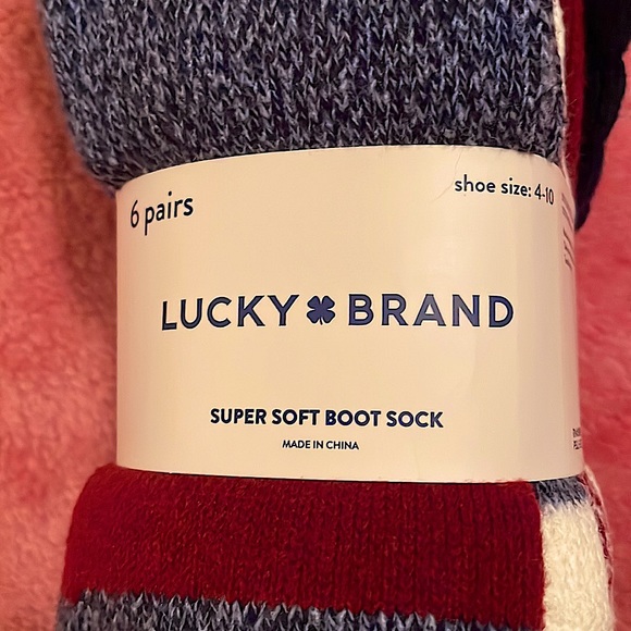 Lucky Brand Ladies' Boot Sock, 6-pair - Picture 5 of 5